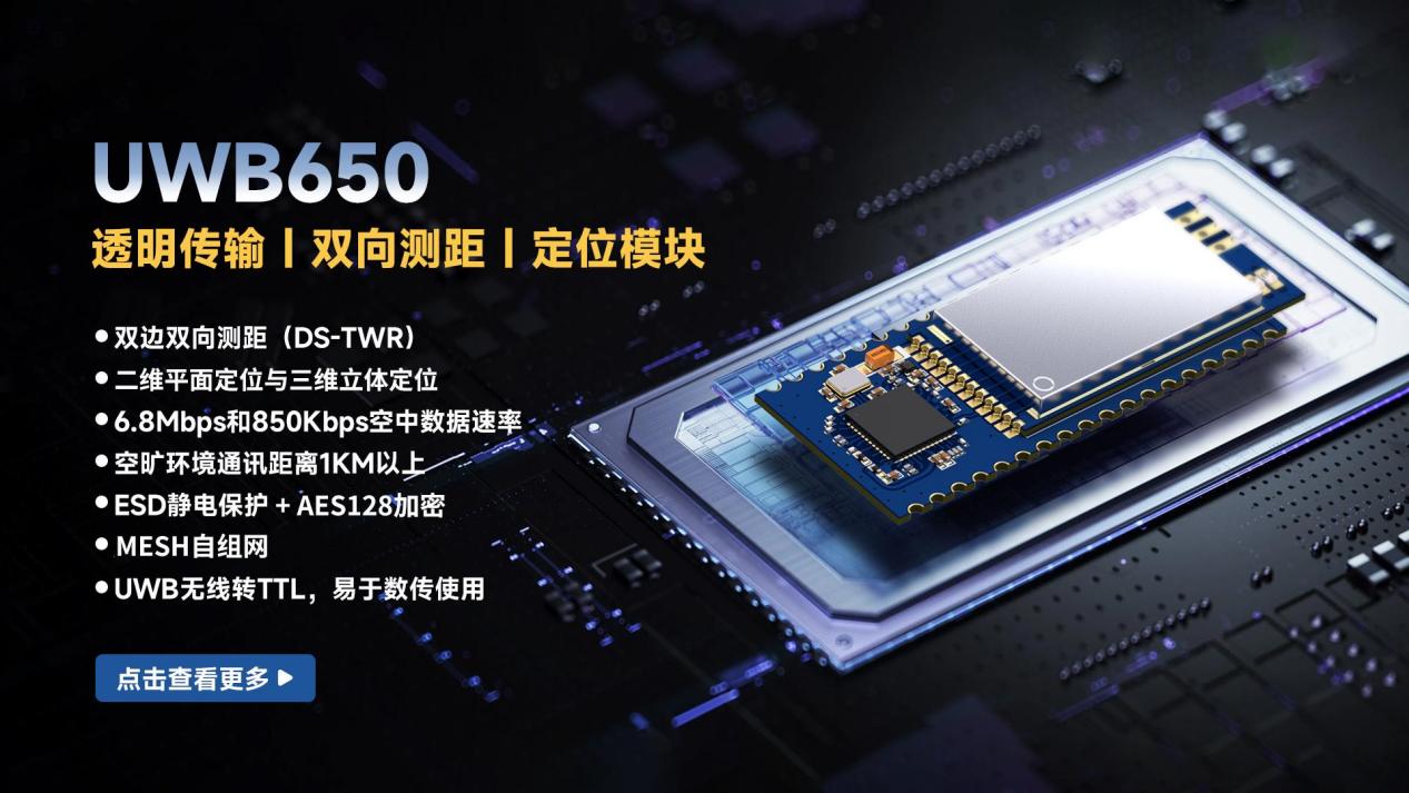UWB技术与Mesh组网的结合-UWB650模块Mesh组网说明